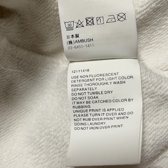 Ambush Multi  Drawstring Hoodie With Proof Of Authenticity - Picture 2 of 5